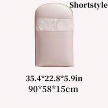 Saco de Cobertura de Poeira para Roupas Suspensas, À Prova d'Água e à Prova de Poeira, Solução de Armazenamento de Guarda-Roupa para Casacos, Ternos, Vestidos, Jaquetas, Suéteres, Organização de Espaço de Armário, Saco de Roupa Protetor de Vinil Transparente, Respirável e à Prova de Umidade, Organizador de Armazenamento de Roupas para Casa e Quarto - Visão 11