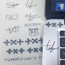 TXT K-Pop Boy Band Stickers, Suitable For Tablet, Phone Case, Notebook, Water Bottle, Earphones, DIY Decor, Gift - Multicolor - View 3