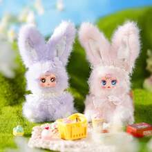 1pc Cute Milk Candy Baby Bunny Blind Box Plush Doll, Collectible Blind Box Doll, Baby Bag, Cute Doll, Cute Small Item, Mystery Box, Random Box - Multicolor - View 2