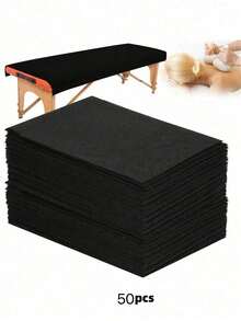 Bộ ga trải giường dùng một lần | Ga trải giường massage SPA màu đen, 80 x 180 cm, Ga trải giường dùng một lần, Ga trải giường làm đẹp, Chăn massage, Dày dặn, Bảo vệ vệ sinh, Chăm sóc sắc đẹp - Nhiều màu - Xem 14