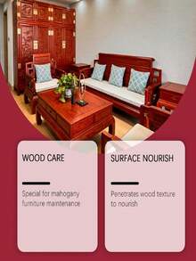 300ml Wood Furniture Cleaner & Conditioner Oil, Polishes, Restores Shine, Removes Scratches, High-Grade Wood Care Oil Suitable For Floors, Furniture, Tables And Other Wood Surfaces, Also Great As A Gift For Occasions Like Valentine's Day, Mother's Day, Parties, Alternative To Particleboard, Wood Stain, Furniture, Wooden Doors - 液體 - 查看 8