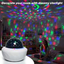 USB LED 迪斯可燈 投影燈 派對氛圍燈 RGB 迪斯可球 音樂控制與自動模式 舞台燈 迪斯可派對燈 家居裝飾 生日 - 彩色光 - 查看 5