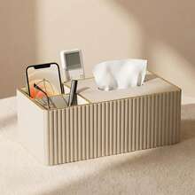 PU Leather Rectangular Tissue Box Cover - Multi-Functional Organizer With Hidden Storage Compartment, Tissue Box Holder And Remote Control Pocket, End Table And Nightstand Decor For Bedroom, Living Space, And Office, Applicable For Home Kitchen Bedroom Living Room Dining Room, Home Decor Accessories, Decorative Box, Ladies Wedding Gift, Essential For Summer Travel Holidays - Multicolor - View 12