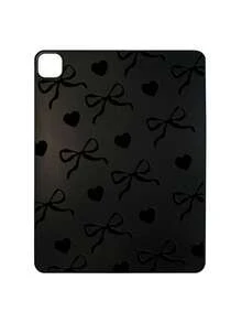 Black Bow Heart Print Soft Silicone Shockproof Protective Case, Suitable For Mainstream Models, Cute & Cool Style, Ideal For Daily Use, Valentine's Day, Birthday, Christmas, Mother's Day, Graduation, Gift Giving, Compatible With Kindle, 11th Gen, A16 - Black - View 28