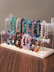 1 Giá đỡ trang sức nhiều tầng bằng acrylic, đa chức năng dùng để đựng bông tai và dây chuyền, vòng tay và lắc tay, kệ đựng đồ trang điểm trong suốt, giá đựng đồ tiết kiệm không gian trên bàn trang điểm, thích hợp để đựng bông tai, dây chuyền, vòng tay, băng đô và kính thời trang, lý tưởng để sắp xếp bàn trang điểm, phòng ngủ, phòng tắm và bàn trang điểm, quà tặng ngày lễ cho phụ nữ, gia đình, bạn bè và mẹ - Nhiều màu - Xem 8