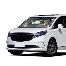 Tấm che nắng kính chắn gió ô tô mùa hè bán chạy nhất, thiết kế cốc hút đa năng, họa tiết hình chó dễ thương, chống tia UV. - A - Xem 3