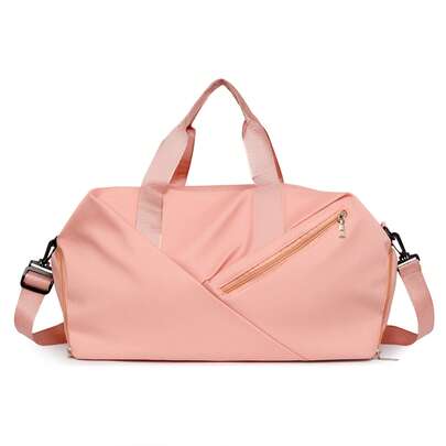 Túi tập gym dung tích lớn, màu trơn, chống thấm nước, túi duffel thể thao unisex phù hợp cho các chuyến đi ngắn ngày, yoga, bơi lội, du lịch.