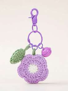 1 pieza Llavero con forma de hoja y flor multicolor, accesorio lindo para bolso/mochila, para mujeres, accesorios, encantos, festival, graduación, regalos del día del maestro, regalo de cumpleaños, regalo para la madre, regalo del día de la madre - Multicolor - Ver 10