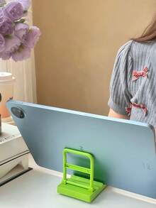 1pc Mini Tablet Phone Stand, Desktop Decor, Detachable Multi-Functional Portable Tablet Holder, Suitable For Dorm, Office Desk, Bedside Cabinet Decoration - Multicolor - View 6