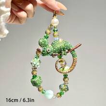Green Phone Chain - Luxurious Dreamy Charm Beads, Unique Accessories Phones, Keychains, And Bags, Women - 綠色 - 查看 6