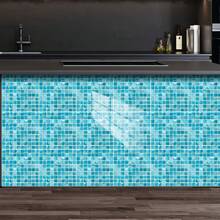 10片装铝塑复合马赛克墙贴 - 防水、耐热、自粘瓷砖，适用于浴室、厨房、客厅 - 馬賽克 - 查看 7