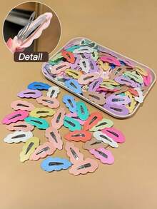 10/20/30pcs/Set Maillard Color Series Multi-Style Hair Clips, Minimalist Hair Accessories - Suitable For Girls And Women, Perfect For Daily Wear And Back To School Season - Multicolor - View 7