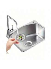 2 Packs Stainless Steel Kitchen Sink Strainer - Large 4.5 Inch Diameter, Anti-Clogging Micro Perforated, Wide Rim Drainer - Multicolor - View 4