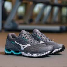 Men's And Women's Creation 20 Comfortable Lightweight Gym Shoes For Walking - 石墨/綠色 - 查看 2