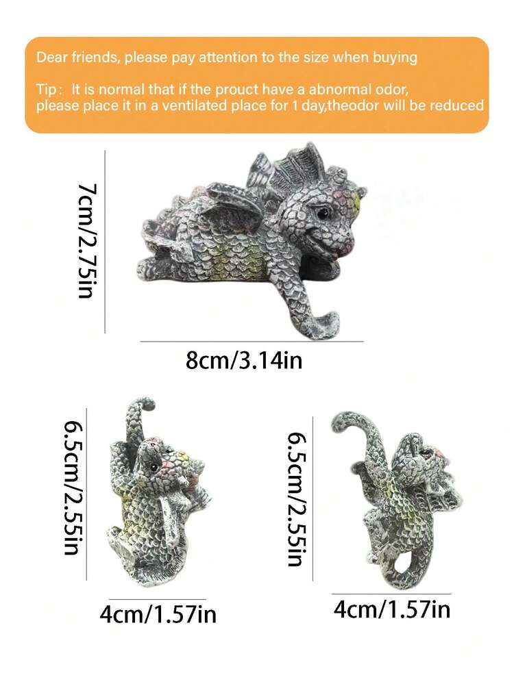 1 Tượng động vật bằng nhựa, nhiều kiểu dáng: Dơi treo, Khỉ, Khủng long, Mèo, Tượng Rồng mẹ và Rồng con, Trang trí nhà theo phong cách Gothic, Đồ trang trí Halloween, Tranh treo tường ma quái cho nhà ma, vườn, sân hiên, quán bar, tiệc tùng, Tượng động vật cổ điển theo phong cách Gothic, Trang trí trong nhà và ngoài trời, Quà tặng Halloween cho người yêu thích phong cách Gothic, Tượng rồng dễ thương cho vườn cổ tích, Tượng động vật sưu tầm. - Nhiều màu - Xem 15