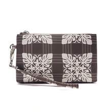 Ví nylon in họa tiết nhiệt đới mới về, ví cầm tay thời trang dung tích lớn. - Volcanic Gray - Xem 10