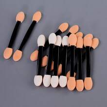 Bộ 50 miếng mút tán phấn mắt hai đầu bằng latex - Cọ tán phấn mắt dùng một lần, cầm tay, với đầu cọ phù hợp với nhiều loại da, lý tưởng để tán phấn mắt nhanh chóng, tiện lợi khi đi du lịch. - Màu be - Xem 6