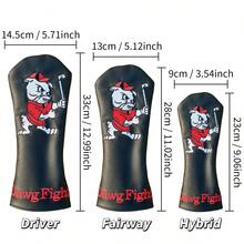 1个装一号木/球道木/混合杆杆头套 - Pug 高尔夫球杆杆头套，高尔夫球杆套和高尔夫木杆杆头套 - 运动配件，为高尔夫球杆提供最佳、最耐用的保护套，非常适合高尔夫球手。 - 彩色 - 查看 6