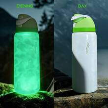 O-Walaa Water Bottle 32oz, 945ml, With Straw, Heat Preservation Time More Than 24 Hours, Cold And Hot Water Can Be Insulated, Can Make Coffee, Frozen Drinks, Exquisite Workmanship, Suitable For Work, Indoor Use. - trắng - Xem 4