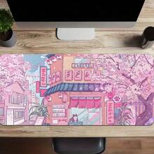 1pc Cute Cat Cafe & Pink Sakura Design - Non-Slip Rubber Base, Diatomite Material, Ultra-Smooth Surface, Suitable For Computer, Laptop, Keyboard, Mouse - Perfect For Anime Fans And Home Office Decor, Anime Desk Mat Mouse Pad Desk Accessories Office Supplies Office Desk Accessories Mousepad Mouse Pad For Desk - Xem 13