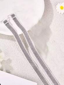 Dây áo ngực có thể điều chỉnh bằng kim loại, có các màu vàng, bạc, trắng, đen, phụ kiện nội y đa năng. - Nhiều màu - Xem 8