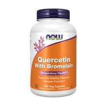Suplementos NOW Foods, Quercetina con Bromelina, 240 cápsulas vegetarianas - Suplemento - Ver 8