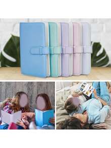 1 Album ảnh bằng da PU 108 tờ, kích thước 3 inch, phù hợp với các album mini 12/11/9/8/7 inch, lựa chọn tốt nhất để lưu giữ ảnh gia đình và ảnh kỷ niệm, album dùng để trân trọng những kỷ niệm. Không bao gồm máy ảnh. - nhiều màu - Xem 7