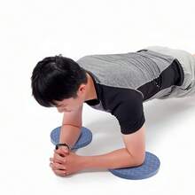 2 piezas/set Nuevos cojines de espuma para rodillas de yoga con diseño de patrones de colores múltiples, almohadillas gruesas con forma redonda de flor para ejercicios y rodillas - Multicolor - Ver 4