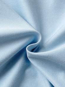 Bộ đồ mùa hè thường ngày cho bé gái: áo hai dây màu xanh trơn có nơ và chân váy ngắn màu trắng. - Màu xanh nhạt - Xem 8