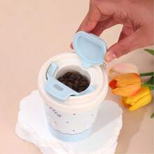 High-Quality Double-Layer Stainless Steel Insulated Water Bottle, Suitable For Car, Office, Coffee, Milk, Gift, Cute And Convenient For Men And Women - Multicolor - View 7