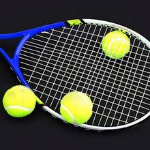 Raqueta de Tenis Unisex Durable Single Raqueta de Tenis para Niños Práctica de Entrenamiento con Bolsa de Transporte 3 Colores () - como en la foto - Ver 6