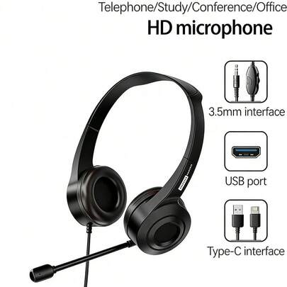 Lenovo E01耳机采用记忆海绵耳罩，佩戴舒适，长时间学习也不会造成耳压，符合人体工学的可调节头带。