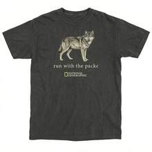 [New Products Arrive With Great Power] National Geographic "Go With The Flow" Unisex T-Shirt, Gift  Unisex T-Shirts For Summer Outings,Y2k T-Shirt,All Match T-Shirt,90s Vintage T-Shirt,Y2k T-Shirt,All Match T-Shirt,90s Vintage T-Shirt - Đen 4 - Xem 1