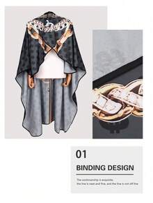 Barber Apron, Barber Cape, Barber Gown, Barber Uniform, Hair Salon Accessories, Hair, Hairstylist, Barber Tools, Barber Products - Multicolor - View 7