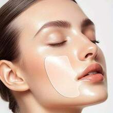 2pcs Reusable Silicone Cheek Lifting Patches, Strong Adhesive Firming Skin Care Stickers Suitable For Various Face Shapes - Multicolor - View 6