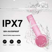 Facial Cleansing Brush Electric – Rechargeable Silicone Face Scrubber, Waterproof Vibrating Cleaner With 5 Adjustable Intensities For Deep Cleansing And Exfoliation (Pink) - 彩色 - 查看 3