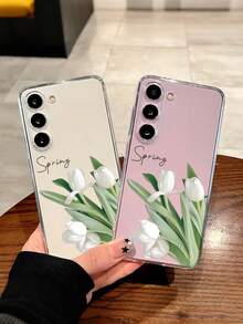 1 chiếc ốp lưng điện thoại chống sốc, trong suốt, họa tiết hoa tulip, nhiều màu sắc, tối giản, sáng tạo, phù hợp với 17/17Pro/17ProMax/16/11/16Pro/16Plus/16ProMax/16E/15ProMax/13/14/12/XS/XR/7G/8P, Galaxy S25/S25Plus/S25Ultra/A16/A36/A26/A56/A50/A12/A32/A52/A72/A51/A21S/A13/A14/S24/S24Plus/S24Ultra/S20/S23/S22/A53/S20FE/S21, 11/12Pro/12/12X/13Pro/14Pro/15Pro/X3Pro, 10/9/Note9/12C/Note11Pro/Note8Pro/9C/9A - Nhiều màu - Xem 7