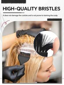 1/3/6pcs Colored Dyeing Board Brush Set (6 Pieces), Suitable For Balayage, Gradient Color, Highlights, Airtouch, Suitable For Salon Professionals And Home Users, Professional Hair Dyeing Tools - Multicolor - View 5