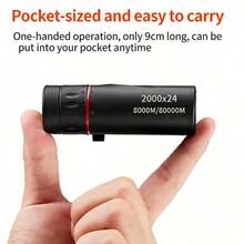 Kính viễn vọng một mắt cầm tay này mang đến khả năng quan sát rõ nét, sắc sảo ở khoảng cách cực xa nhờ thiết kế quang học tiên tiến. Được trang bị lăng kính truyền dẫn cao và công nghệ phủ nhiều lớp, nó tạo ra hình ảnh sáng, sắc nét mà không bị tối góc hay quang sai màu, giúp bạn quan sát các cảnh vật ở xa một cách sống động. - Ống nhòm 300*25 + kẹp điện thoại + chân máy - Xem 7