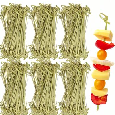 100/50/20 Pinchos de fruta surtidos, palillos para cócteles, pinchos de fruta, adecuados para fiestas, fiestas hawaianas, San Valentín, bodas, cumpleaños y otras ocasiones