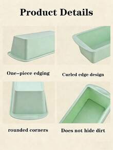 [6 piezas/4 piezas/3 piezas/1 pieza] Molde de silicona mini para tostadas, molde de pan antiadherente apto para hornear pan, pastel, hamburguesa, resistente a 4-230°C, se puede usar en horno, microondas, freidora de aire, también para refrigeración y congelación, molde de silicona para pasteles, molde de silicona para pan, molde para hornear, herramienta para hornear pan, bandeja para hornear antiadherente - Multicolor - Ver 4