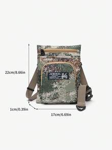 JEMINAL 多功能手机包，休闲单肩斜挎小包，护照零钱包，腰带环腰包，迷彩 - A - 查看 12
