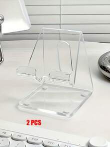 1/2 chiếc giá đỡ điện thoại để bàn cao cấp, giá đỡ tiện dụng, giá trưng bày thường dùng, giá đỡ điện thoại bằng acrylic. - Nhiều màu - Xem 10