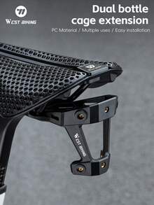 WEST BIKING 双水壶架延长支架 山地车/公路车鞍座适配器延长支架 自行车配件 - 彩色 - 查看 1