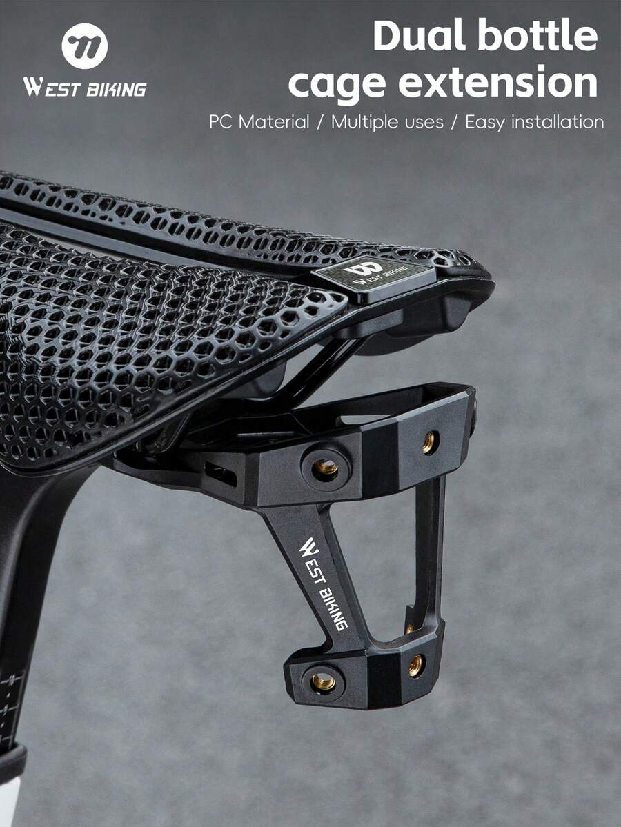 WEST BIKING 双水壶架延长支架 山地车/公路车鞍座适配器延长支架 自行车配件 - 彩色 - 查看 1