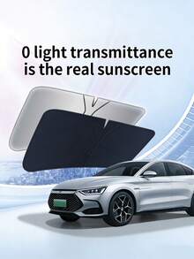 New Retractable Car Sun Shade, Suitable For Windshield And Windows, Applicable For SUV And Off-Road Vehicles, Unisex Auto Essential For Summer, Keeps Interior Cool And Blocks Heat - Multicolor - View 7