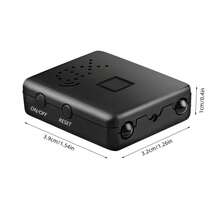 1pc Intelligent Mini Hidden Pet Camera, With 1080P HD, Supports 2.4G WiFi Connection, Motion Detection Function And Infrared Night Vision, And Can Be Viewed Remotely Through Mobile Applications, Which Is Suitable For Monitoring Offices And Families (Indoor And Outdoor) And Observing The Status Of Pets (Dogs, Cats, Fish And Other Small Animals). - Black - View 4