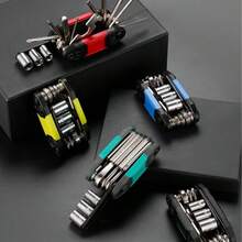 16合1自行车维修工具套装，六角扳手套筒，山地车维护配件 - A - 查看 7