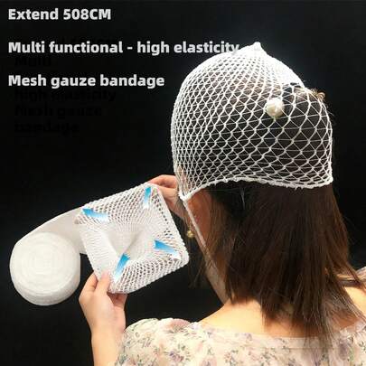 Băng gạc trắng 2m | Băng lưới mềm thoáng khí | Băng ống polyester | Băng co giãn | Nhiều kích cỡ - Có thể cắt theo bất kỳ độ dài nào, thích hợp để hỗ trợ mắt cá chân, đầu gối, cổ tay và khuỷu tay, áp dụng cho thể thao và y học thể thao.