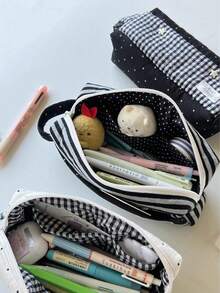 1个白色背景波点图案慕斯铅笔盒创意拼接学生铅笔盒 - 彩色 - 查看 9